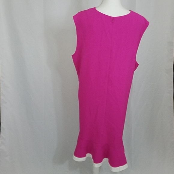 Victoria Beckam Pink Sleeveless 3x Dress NWOT - Picture 2 of 8